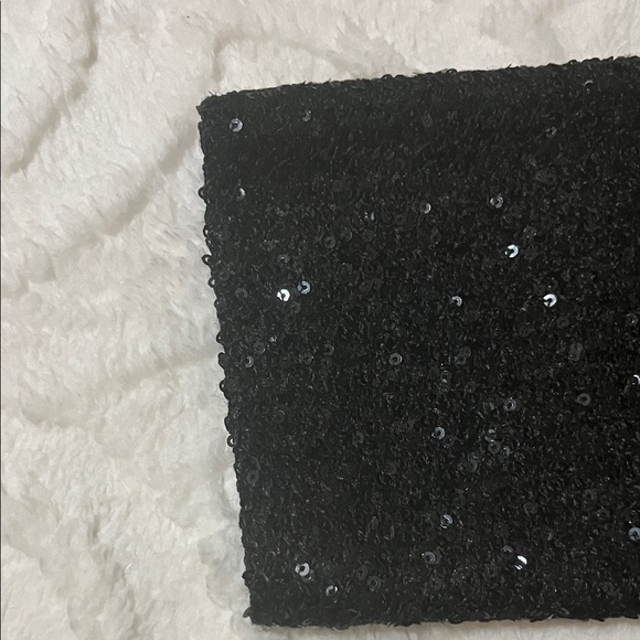 St. John Black Long Sleeve Sequin Dress - Picture 3 of 6